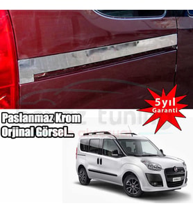 Fiat Doblo Sürgülü Kapı Kromu Nikelajı 2010 Sonrası