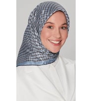 Armine Nostalji Serisi İpek Tivil Eşarp 8401 - 01