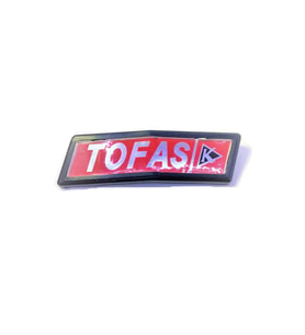 TOFAŞ 131 Eğri Panjur Arması Kırmızı