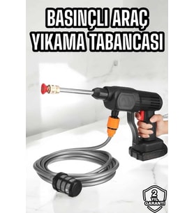 Yeni Nesil Araç Yıkama Şarjlı Tabancası Basınçlı Su Hazneli