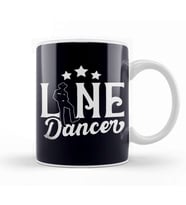 Line Dancer Choreographer Western Country Music Linedance Kupa Bardak Porselen