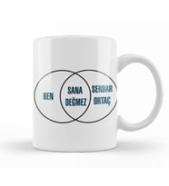 Ben Sana Değmez Serdar Ortaç Komik Kupa Bardak Porselen