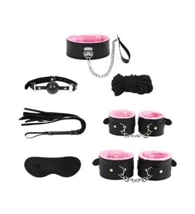 Censan 7 Parçalı Fetiş Set Pembe