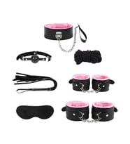 Censan 7 Parçalı Fetiş Set Pembe