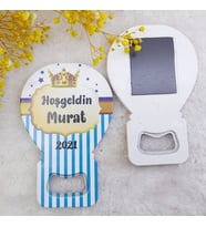 Hayaller Dükkanı 30 Adet Prens Erkek Bebek Magnet Balon Açacak HDBL8