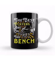 The Best Players Are On The Bench Cute Piano Pun Kupa Bardak Porselen