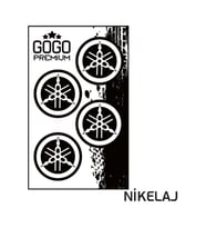 YAMAHA UYUMLU (3.5X3.5CM) DÖRTLÜ DAMLASIZ ETİKET (DE022)