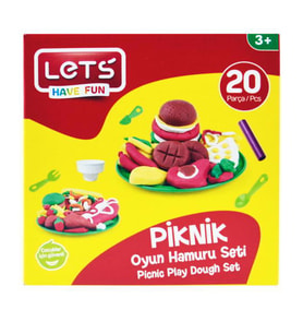 Lets 20 Parça Piknik Oyun Hamuru Seti