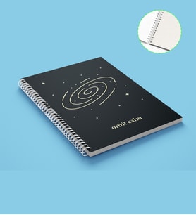 Co Notes 15x21 Orbit Calm Spiralli Kareli Defter - GDTK-906135