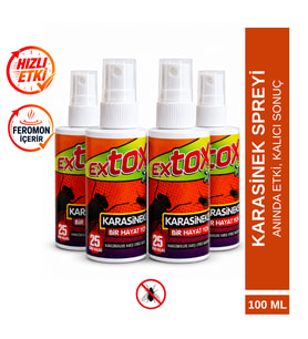 Extox Sprey 100 Ml 4 Adet