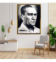 ÇERÇEVELİ ATATÜRK TABLO S167
