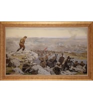 ALTIN ÇERÇEVELİ PASPARTULU TABLO CR946