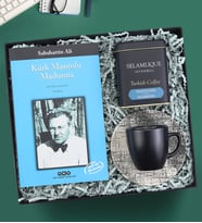 Kitap & Kahve & Fincan Hediye Seti (Model 5)