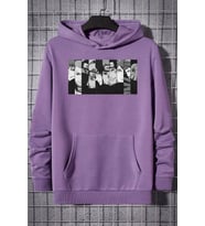 Unisex Naruto Baskılı Sweatshirt (Lila)