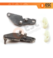 Renault Clio MK2 1998-20016 İçin Sunroof Kızak Cam Kaldırma Ayak ve Badem Şipidak Klipsi Tamir Seti