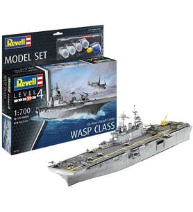 Revell 1:700 Assault Carrier Uss Vbg65178 (Krem)