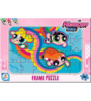 Laço Kids Powerpuff Girls 24 Parça Frame Puzzle PPG7604