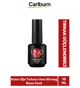 Tırnak Güçlendirici Elastik 48W Cihazlarda Kullanılan Kalıcı Oje Tutucu Uno Strong Base Coat 15 ml
