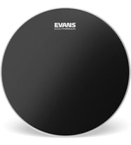 Evans B13HBG Hydraulic Black 13 İnç Yağlı Trampet Derisi - Siyah (Profesyonel)  Mat Siyah Görünüm, Yağ Aralıklı Çift Katman ve Maksimum Susturma Özelliği