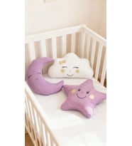 Baby Clime, Bebek Uyku Arkadaşı Yastık Seti – 3 Parça (Gül Kurusu)