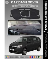 DACIA LODGY (2010-2017) Torpido Örtüsü Ön Göğüs Koruma Torpido Koruma Çatlamayı Engeller Tam Uyum