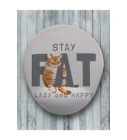 Stay Fat Oval Bilek Destekli Mouse Pad