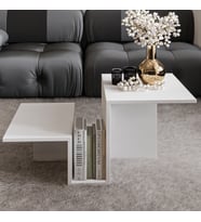 Relinda Modern Orta Sehpa – Şık ve Fonksiyonel (Beyaz)