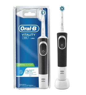 Oral-B D100 Vitality Cross Action Şarjlı Siyah Diş Fırçası