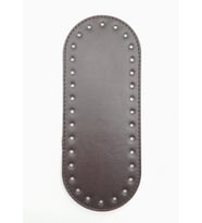 Angel Çanta Aksesuar Suni Deri Kahverengi 20X8 cm Oval Çanta Tabanı