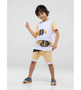 Surfer Baggy Erkek Çocuk Şort Takım
