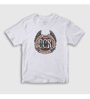 Presmono Unisex Çocuk Beyaz Ccr Creedence Clearwater Revival T-Shirt 489579tt (Beyaz)