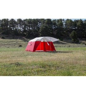 İki Oda Impertex Kamp Çadırı - Kırmızı