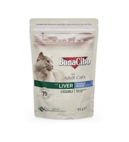 BonaCibo Pouch Ciğerli Kedi Konservesi 85 gr