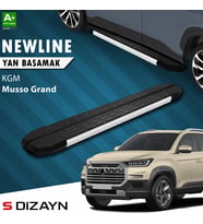 S-Dizayn KGM Musso Grand NewLine Aluminyum Yan Basamak 213 Cm 2026 Üzeri A+ Kalite