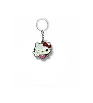 Hello Kitty Cool Emoji Figürlü Anahtarlık – Trendy ve Sevimli Metal Aksesuar 💬 Ürün Açıklaması: