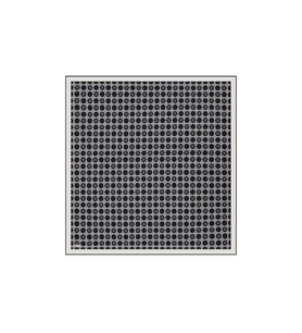 Bursa İpek Koyu Lacivert Zincir Monogram Twill İpek Eşarp