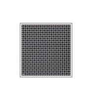 Bursa İpek Koyu Lacivert Zincir Monogram Twill İpek Eşarp