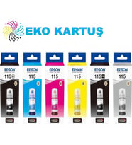Epson 115 Ecotank Serisi 6'lı Mürekkep Seti