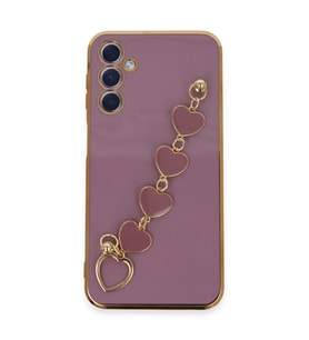 Samsung Galaxy A24 4g Kılıf Esila Silikon - Mor