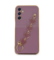 Samsung Galaxy A24 4g Kılıf Esila Silikon - Mor