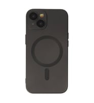 Apple iPhone 14 Plus Kılıf Moshi Lens Magneticsafe Silikon - Siyah