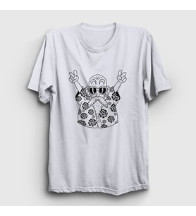Presmono Unisex Beyaz Roshi Anime Dragon Ball T-Shirt 236937tt