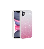 Apple iPhone 11 Uyumlu Kılıf Renk Geçişli Mermer Desenli Sert Silikon Zore Granit Kapak (Model 1)