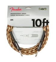 Fender Professional Düz/Düz Uçlu 3m Desert Camo Enstrüman Kablosu