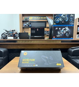 North Bayou Nb F80 Göl Mavisi 17-30 Amortisörlü 2-9 kg Monitör Standı