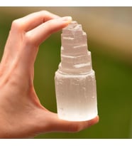 Selenit Taşı Kule - 10 cm