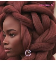 X-Pression Afrika Örgüsü ve Rasta İçin Sentetik saç  165GR-118-1