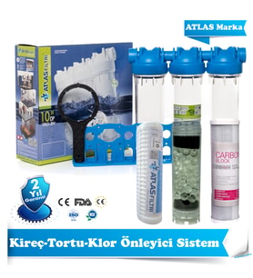 Daire Bina Girişi 3 Lü Filtre,Kireç önleyici set