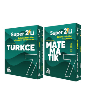 Örnek Akademi 7.Sınıf Süper İkili Matematik ve Türkçe Seti 2 Kitap