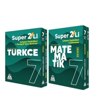 Örnek Akademi 7.Sınıf Süper İkili Matematik ve Türkçe Seti 2 Kitap